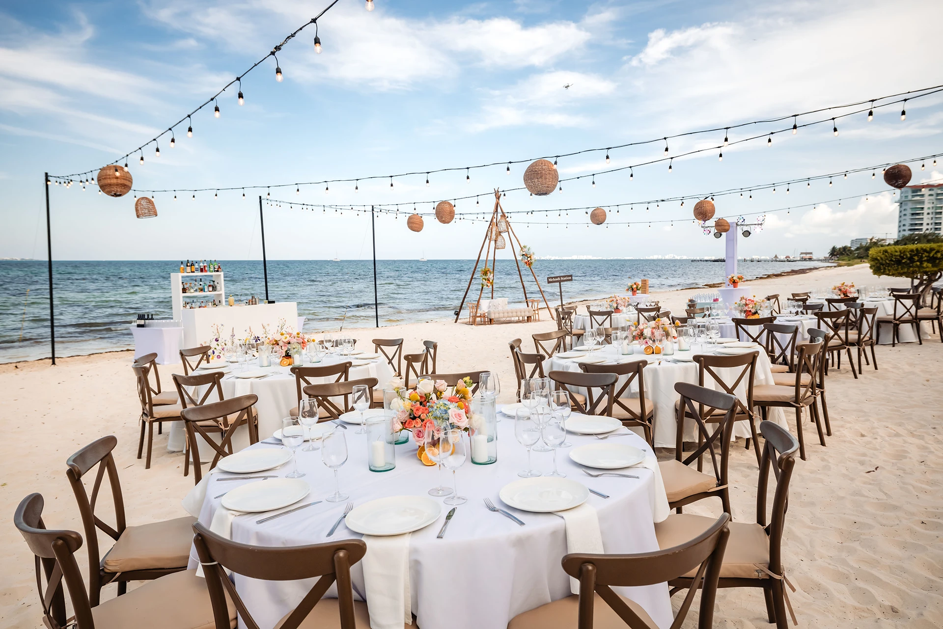 Wedding celebration in Los Cabos